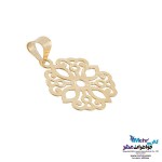 نیم ست طلا - آویز و گوشواره - طرح اسلیمی