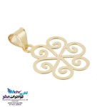 نیم ست طلا - آویز و گوشواره - طرح گل