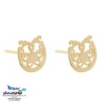 نیم ست طلا - آویز و گوشواره - طرح اسلیمی