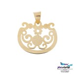 نیم ست طلا - آویز و گوشواره - طرح اسلیمی