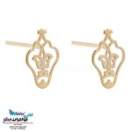نیم ست طلا - آویز و گوشواره - طرح اسلیمی