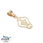 نیم ست طلا - آویز و گوشواره - طرح اسلیمی