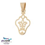 نیم ست طلا - آویز و گوشواره - طرح اسلیمی