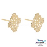 نیم ست طلا - آویز و گوشواره - طرح اسلیمی