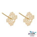 نیم ست طلا - آویز و گوشواره - طرح اسلیمی
