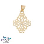 نیم ست طلا - آویز و گوشواره - طرح اسلیمی