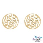 نیم ست طلا - آویز و گوشواره - طرح اسلیمی