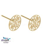 نیم ست طلا - آویز و گوشواره - طرح اسلیمی