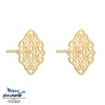 نیم ست طلا - آویز و گوشواره - طرح اسلیمی