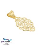 نیم ست طلا - آویز و گوشواره - طرح اسلیمی