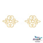 نیم ست طلا - آویز و گوشواره - طرح اسلیمی