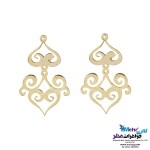 نیم ست طلا - آویز و گوشواره - طرح اسلیمی