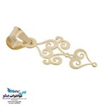 نیم ست طلا - آویز و گوشواره - طرح اسلیمی