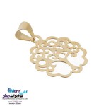 نیم ست طلا - آویز و گوشواره - طرح درخت زندگی