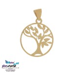 نیم ست طلا - آویز و گوشواره - طرح درخت