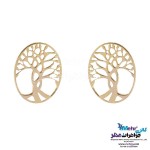 نیم ست طلا - آویز و گوشواره - طرح درخت