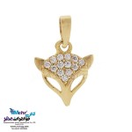 نیم ست طلا - آویز و گوشواره - طرح روباه