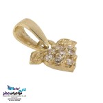 نیم ست طلا - آویز و گوشواره - طرح توت فرنگی