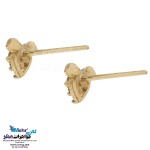 نیم ست طلا - آویز و گوشواره - طرح توت فرنگی