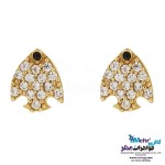 نیم ست طلا - آویز و گوشواره - طرح ماهی