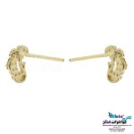 نیم ست طلا - آویز و گوشواره - طرح طاووس