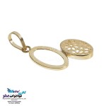 نیم ست طلا - آویز و گوشواره - طرح هندسی