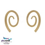 نیم ست طلا - آویز و گوشواره - طرح اسپیرال