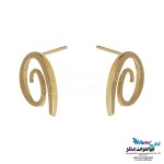 نیم ست طلا - آویز و گوشواره - طرح اسپیرال
