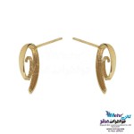 نیم ست طلا - آویز و گوشواره - طرح اسپیرال