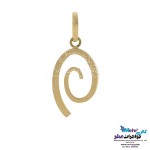 نیم ست طلا - آویز و گوشواره - طرح اسپیرال
