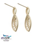 نیم ست طلا - آویز و گوشواره - طرح چشم