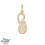 نیم ست طلا - آویز و گوشواره - طرح قطره