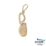 نیم ست طلا - آویز و گوشواره - طرح قطره