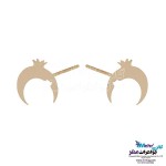 نیم ست طلا - آویز و گوشواره - طرح انار