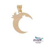 نیم ست طلا - آویز و گوشواره - طرح انار