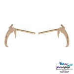 نیم ست طلا - آویز و گوشواره - طرح انار