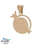 نیم ست طلا - آویز و گوشواره - طرح انار