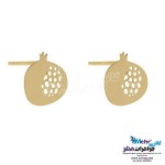 نیم ست طلا - آویز و گوشواره - طرح انار