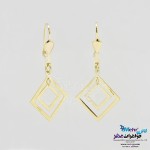 گوشواره طلا - طرح هندسی