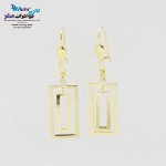 گوشواره طلا - طرح هندسی
