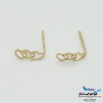 گوشواره طلا - طرح قلب