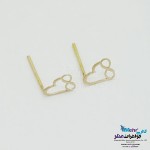 گوشواره طلا - طرح قلب