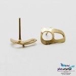 گوشواره طلا - طرح ه نیمانی