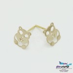 گوشواره طلا - طرح خرس پاندا