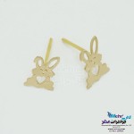 گوشواره طلا - طرح خرگوش