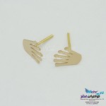 گوشواره طلا - طرح تاج
