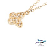 آویز ساعت طلا - طرح پروانه