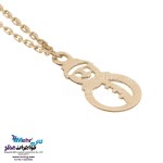 آویز ساعت طلا - طرح آدم‌برفی