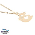 آویز ساعت طلا - طرح پرنده با کلاه خواب