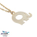 آویز ساعت طلا - طرح فیل